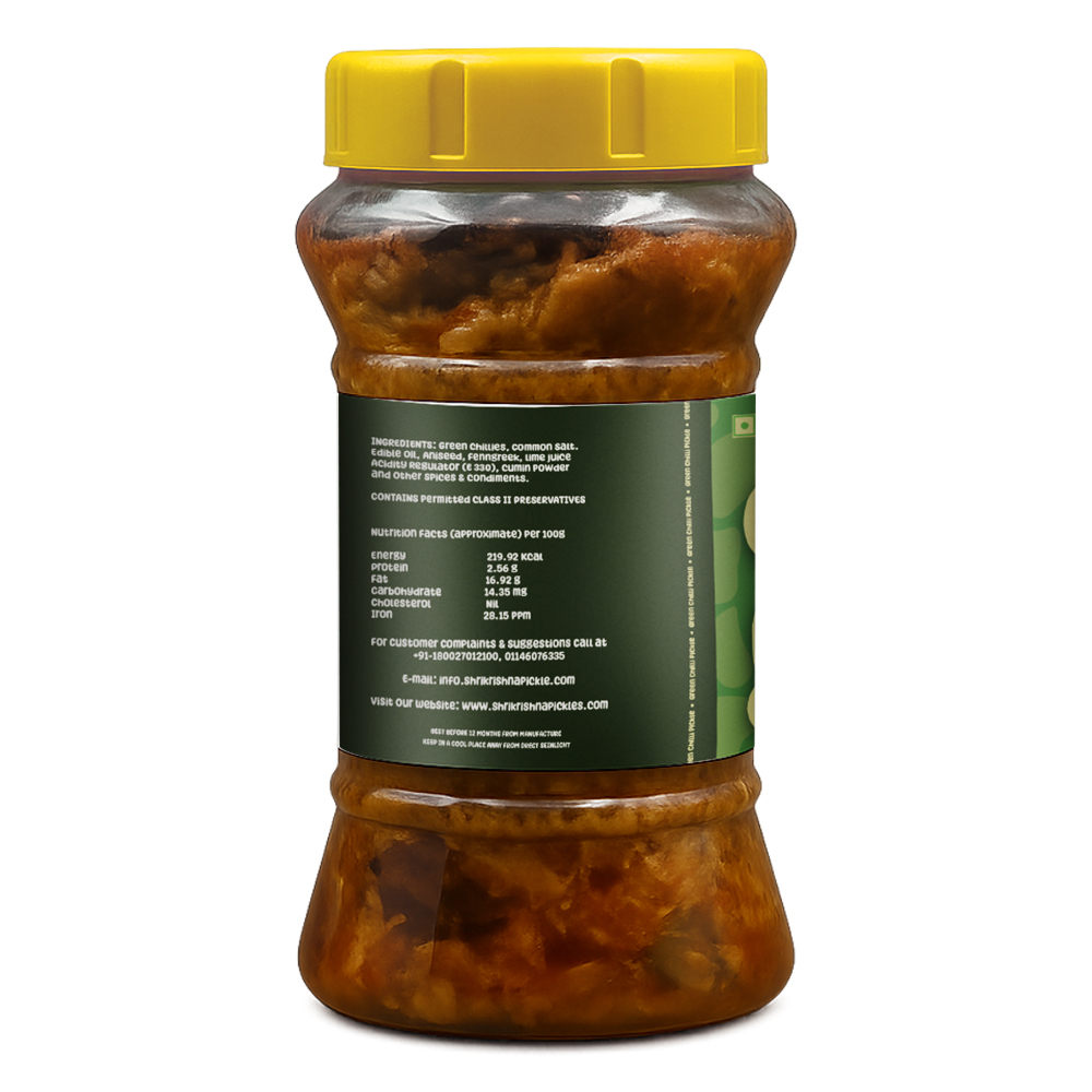 Green Chilli Pickle (Small N Spicy) | Hari Mirch Ka Achar (Chhoti Aur Teekhi)
