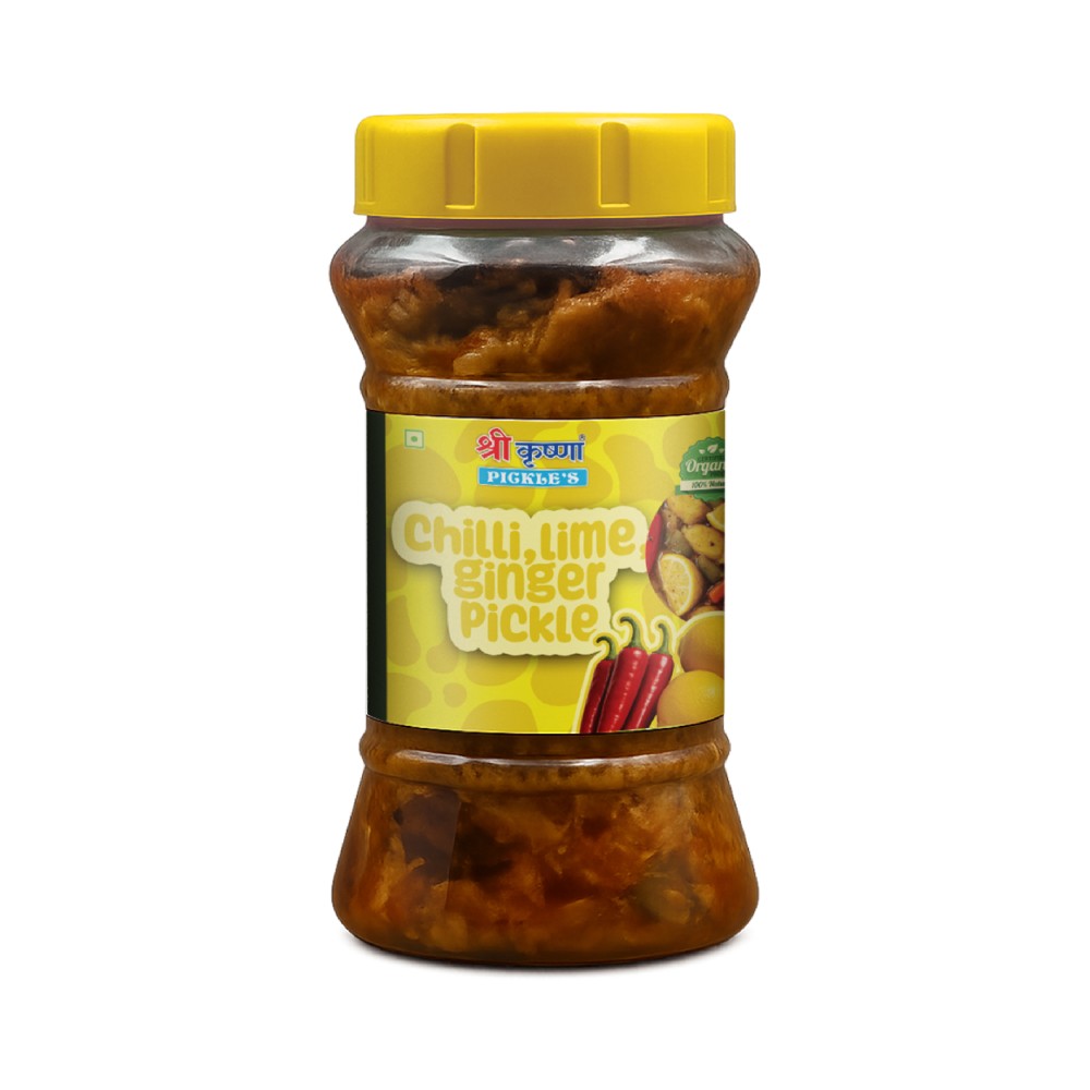 Chilli, Lemon, and Ginger Mix Pickle | Mirch, Nimbu Aur Adrak Mix Pickle