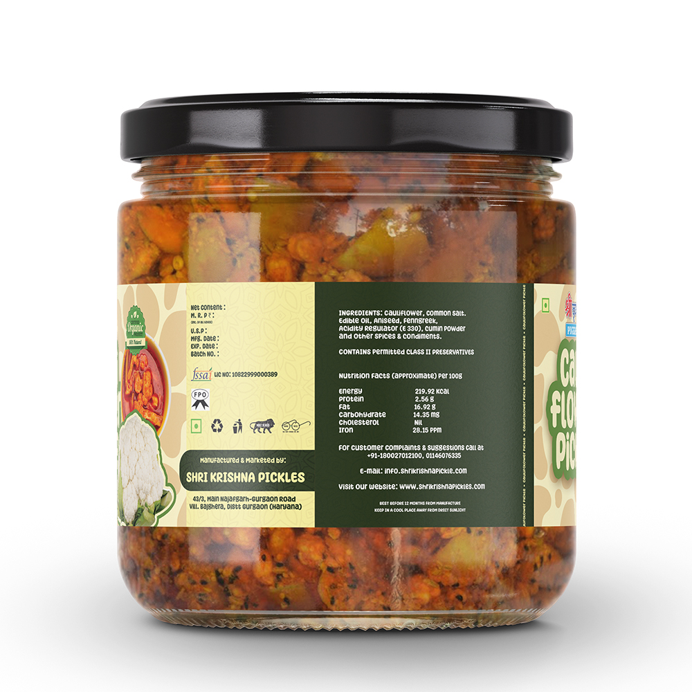 Cauliflower Pickle | Gobhi Ka Achar