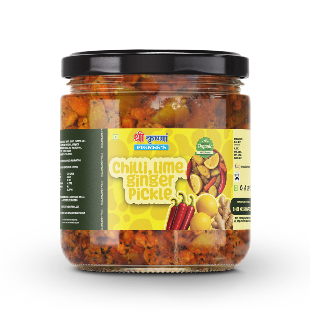 Chilli, Lemon, and Ginger Mix Pickle | Mirch, Nimbu Aur Adrak Mix Pickle